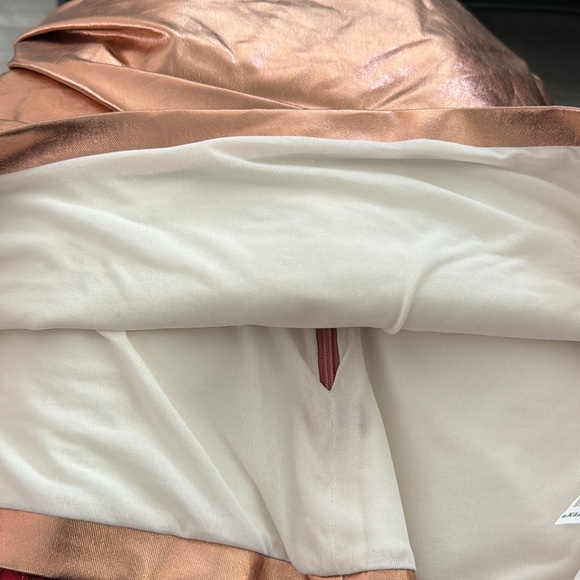 Zara Rose Gold Metalic Tube Top - Picture 10 of 10